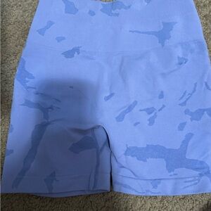 Aurola Women's Athletic Shorts in Purple Camouflage